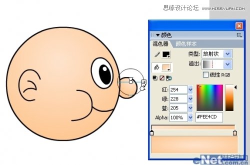 Flash制作可爱吹泡泡动画效果教程,PS教程,思缘教程网