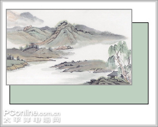Flash制作一幅诗意的水墨卷轴展开的动画,PS教程,思缘教程网