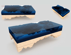 3dMax详细解析海洋地形图造型桌建模教程