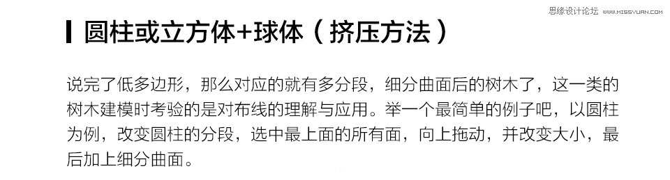 C4D实例教程：详解树木建模教程,PS教程,思缘教程网