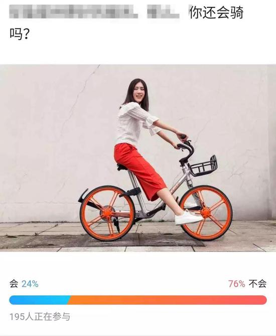 （某网站发起的共享单车涨价投票结果）