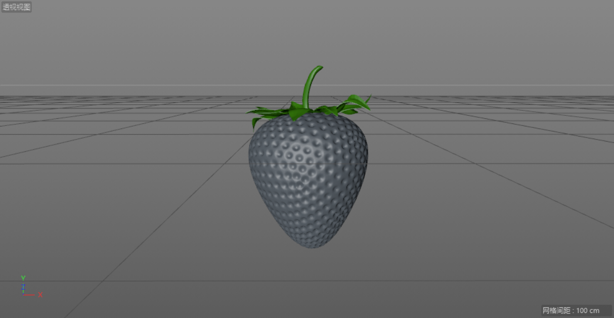 C4D制作逼真的草莓建模及渲染,PS教程,思缘教程网