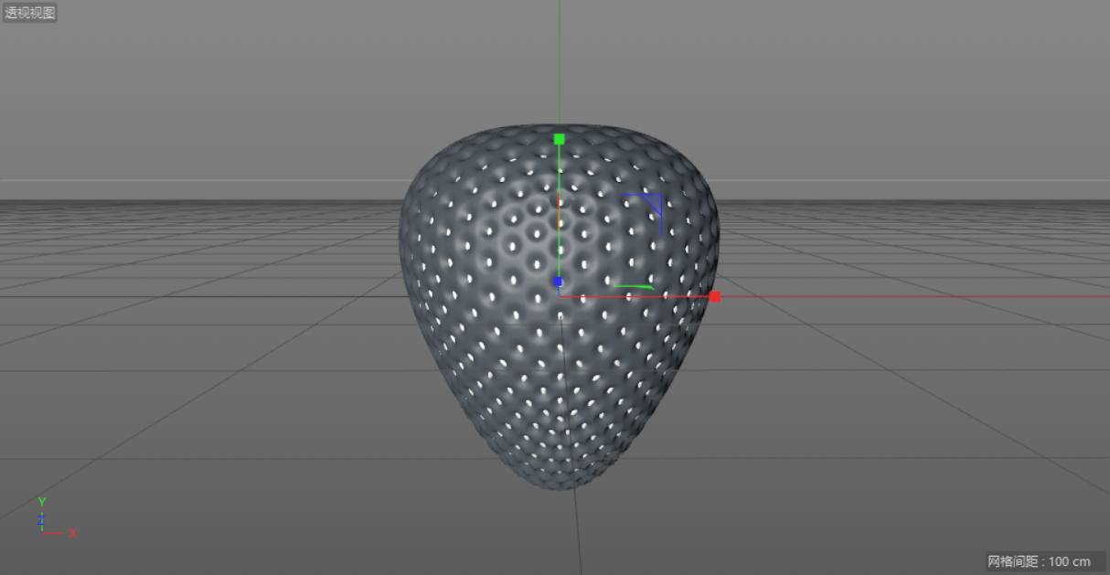 C4D制作逼真的草莓建模及渲染,PS教程,思缘教程网