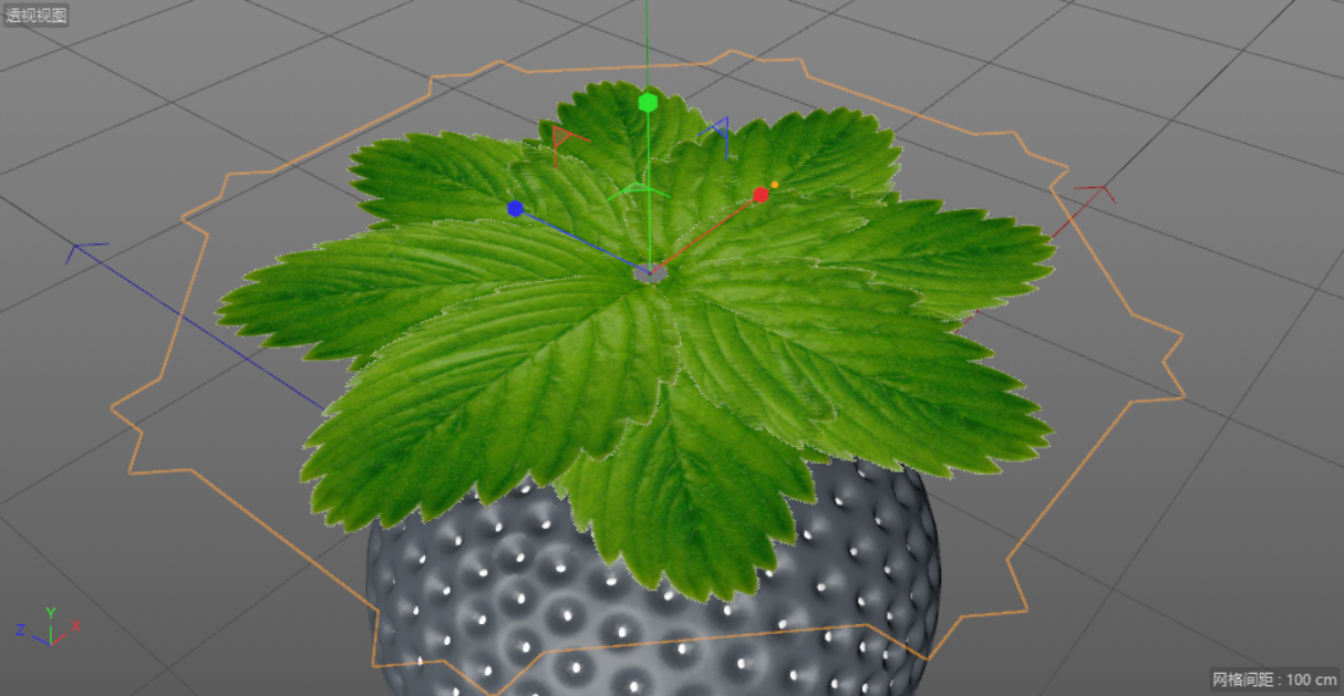 C4D制作逼真的草莓建模及渲染,PS教程,思缘教程网