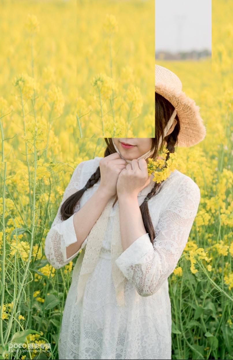 外景调色：用PS调出小清新油菜花人像,PS教程,思缘教程网