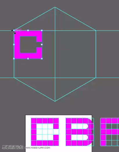 标志设计：用AI制作2.5D风格的LOGO图标,PS教程,思缘教程网