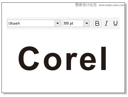 字体教程：CDR制作时尚的镂空艺术字,PS教程,思缘教程网