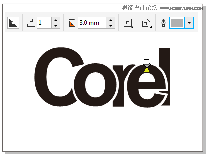 字体教程：CDR制作时尚的镂空艺术字,PS教程,思缘教程网