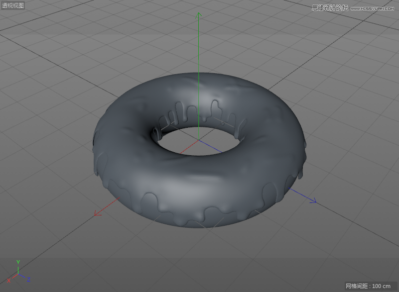 C4D详解甜甜圈美食的建模及渲染,PS教程,思缘教程网