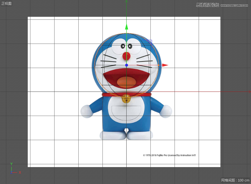 C4D详解机器猫哆啦A梦建模及渲染,PS教程,思缘教程网