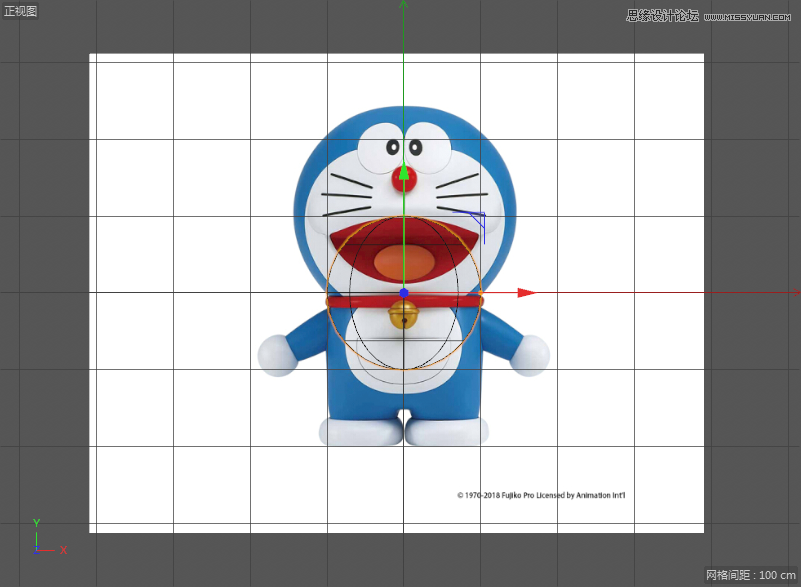 C4D详解机器猫哆啦A梦建模及渲染,PS教程,思缘教程网