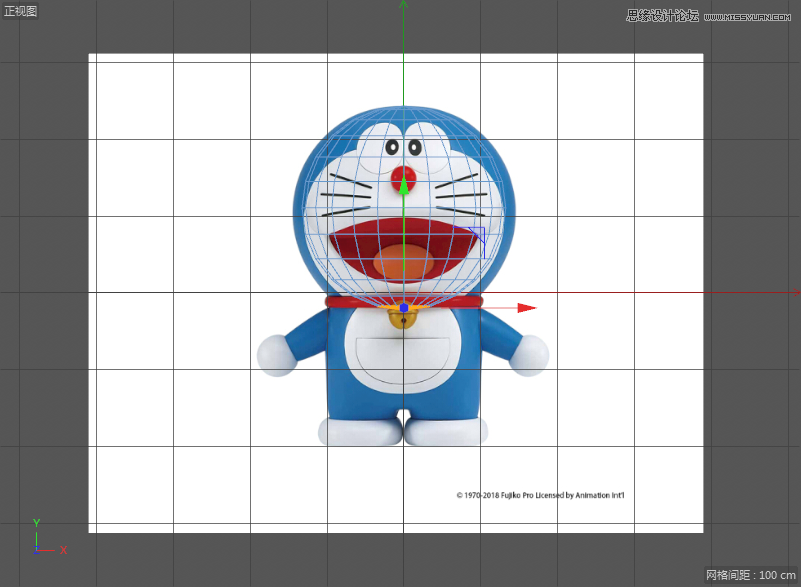 C4D详解机器猫哆啦A梦建模及渲染,PS教程,思缘教程网