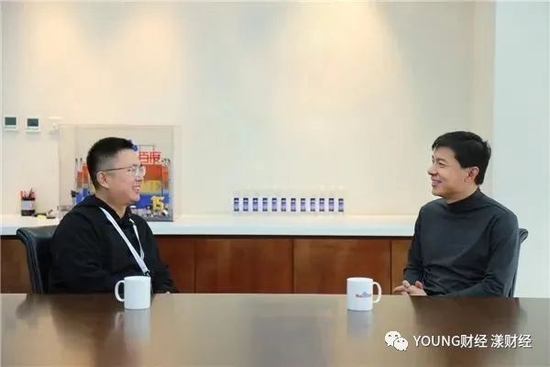 ■?集度汽车CEO夏一平与李彦宏