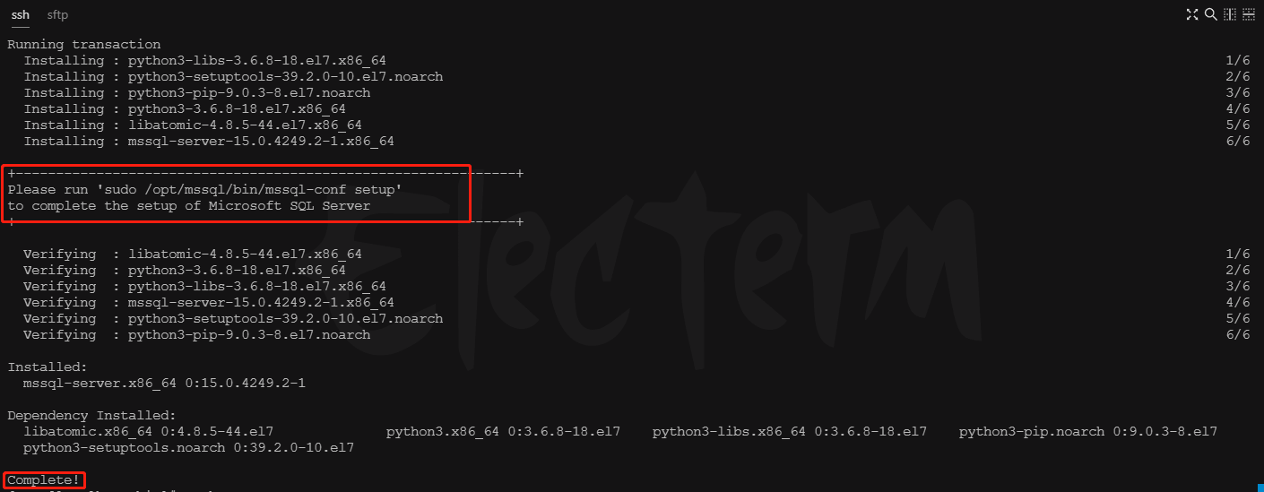 Linux下安装SQLServer2019的方法