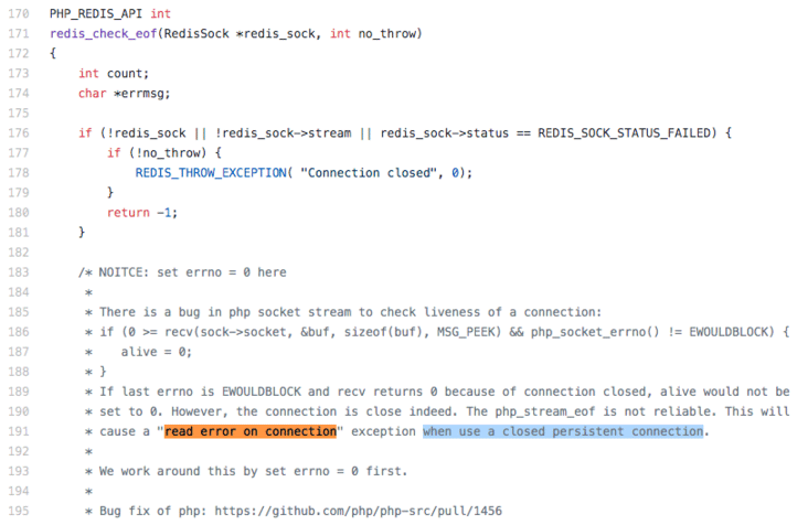 Redis异常 read error on connection的解决方案