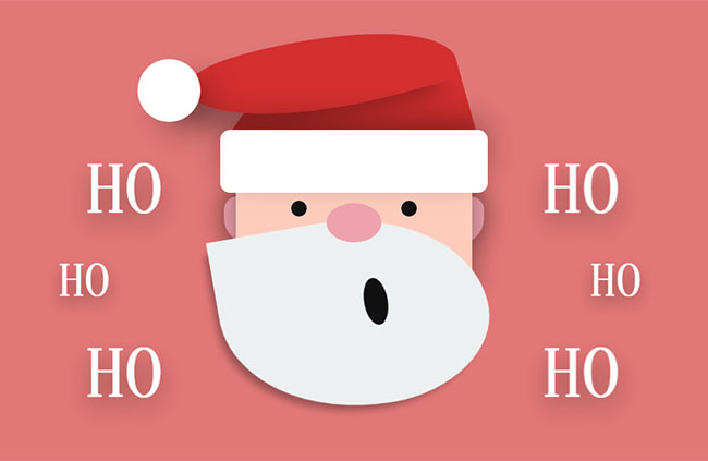 CSS3圣诞老人说话表情动画