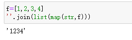 python中数字列表转化为数字字符串的代码