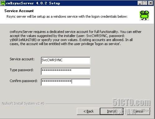 Windows下cwRsync搭建步骤(文件同步教程