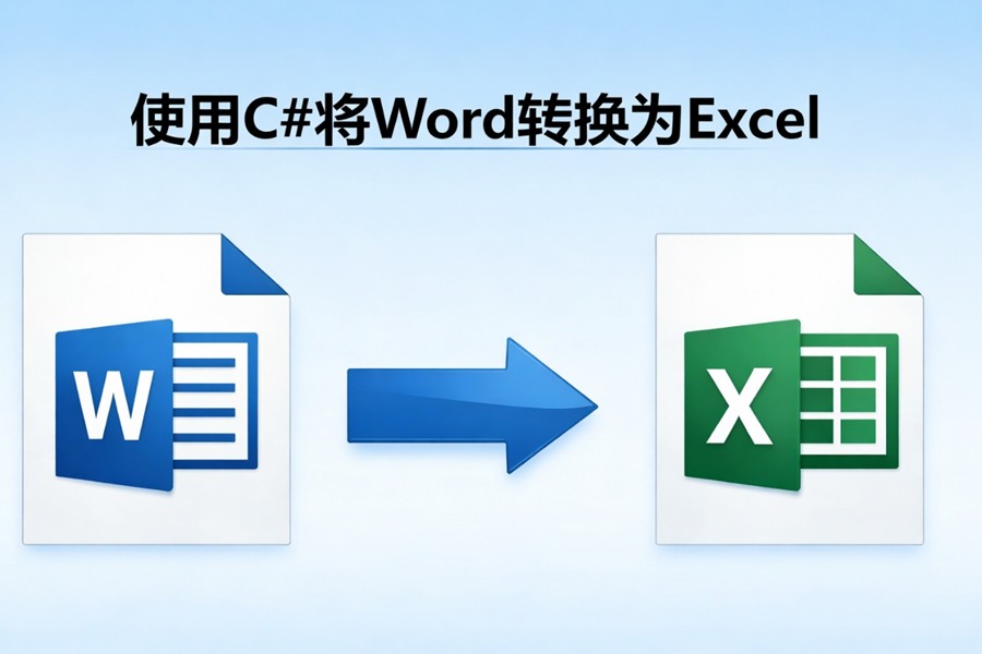 C#三步实现Word转Excel并保留格式