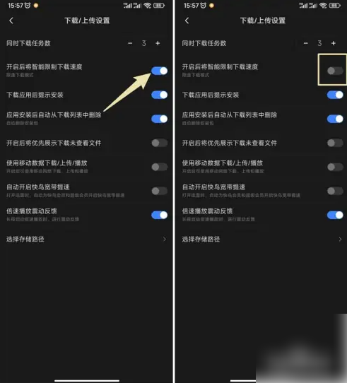 手机迅雷故意限速如何解决？解决手机迅雷故意限速的方法截图