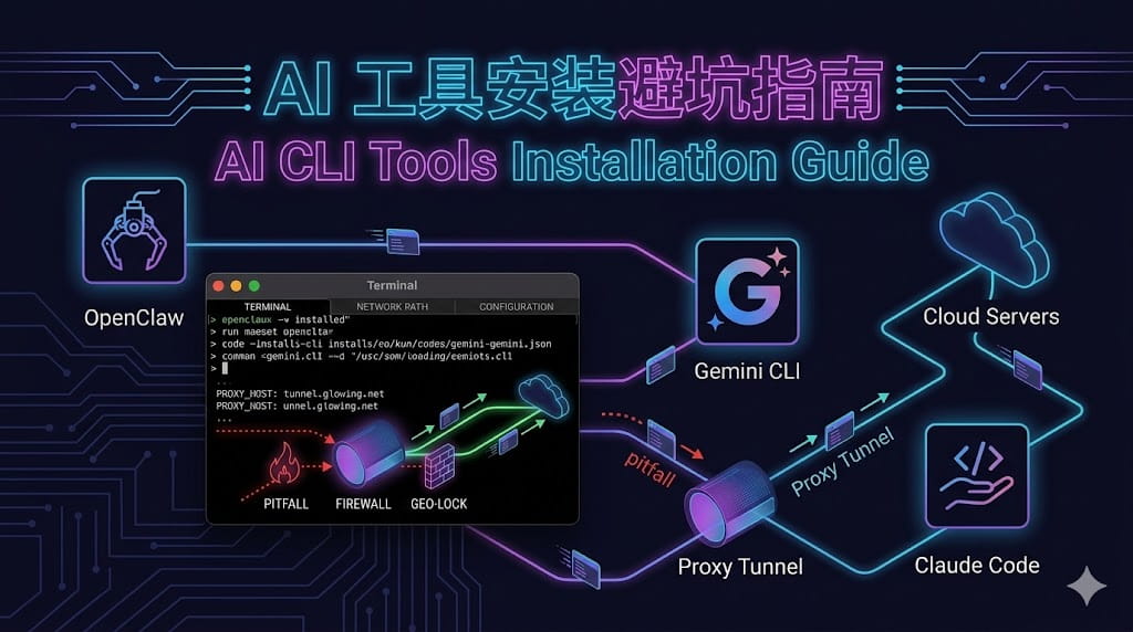macOS平台AI CLI工具安装与配置避坑指南(OpenClaw/G