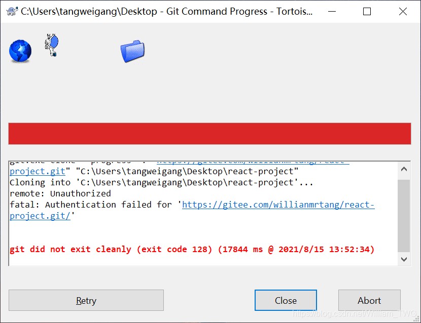 git clone报错128怎么解决？凭据管理器添加方法亲