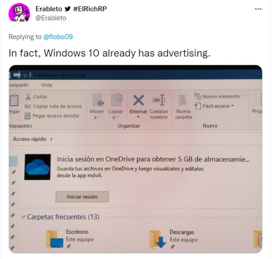 微软有作妖! 微软把Windows桌面变成了全屏广告位